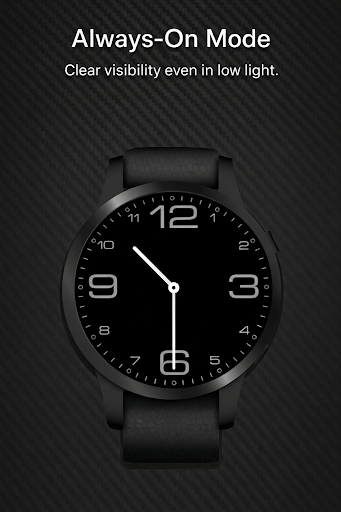 Minimal Analog Watch Face Aura ekran görüntüsü