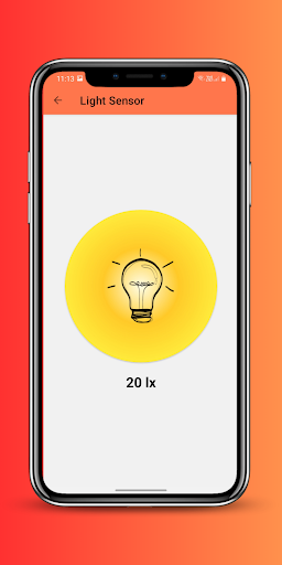 Sensor Test ekran görüntüsü