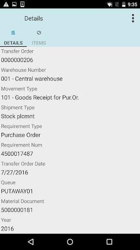 SAP Inventory Manager ekran görüntüsü