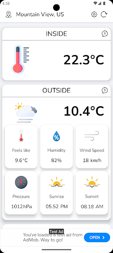 Accurate Indoor Thermometer ekran görüntüsü