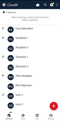 CloudX Communication ekran görüntüsü