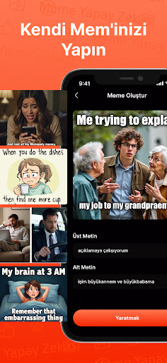 AI Meme & Komik GIF Yapıcı ekran görüntüsü