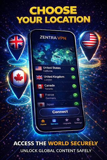Zentra vpn - fast, safe VPN ekran görüntüsü