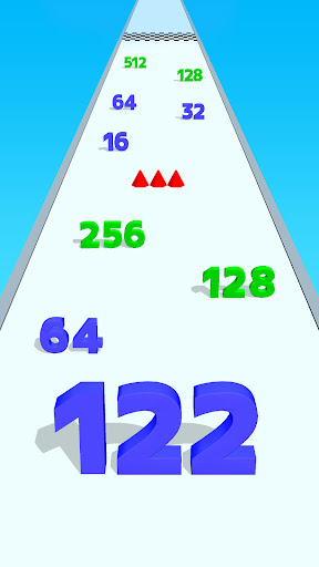 Numbers Run Merge Challenge ekran görüntüsü