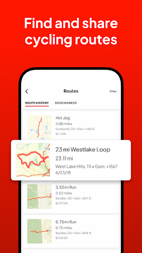 Map My Ride With GPS Tracker ekran görüntüsü
