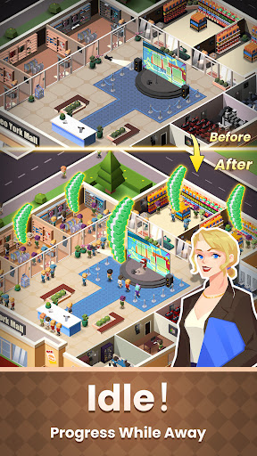 Idle Megamall Tycoon ekran görüntüsü