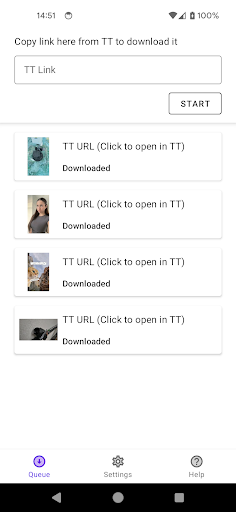 Download video no watermark ekran görüntüsü