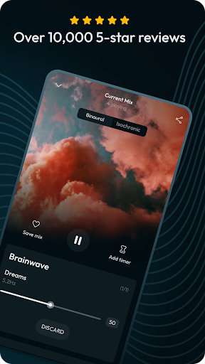 Binaural Beats Brainwaves ekran görüntüsü