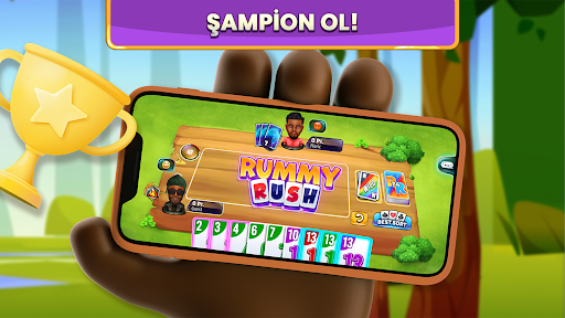 Rummy Rush - Klasik Kart Oyunu ekran görüntüsü