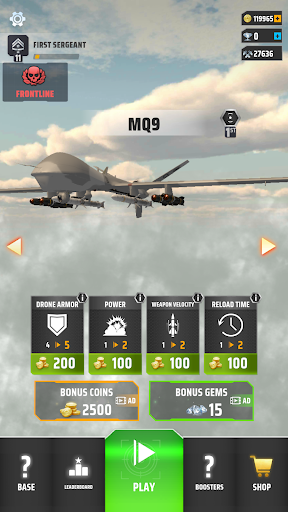 Drone Strike Military War 3D ekran görüntüsü