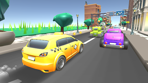 Kid Cars Highway Traffic Race ekran görüntüsü