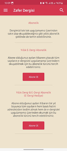 Zafer Dergisi ekran görüntüsü