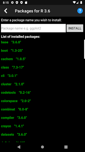 R Programming Compiler ekran görüntüsü