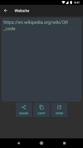 QR Code Reader ekran görüntüsü