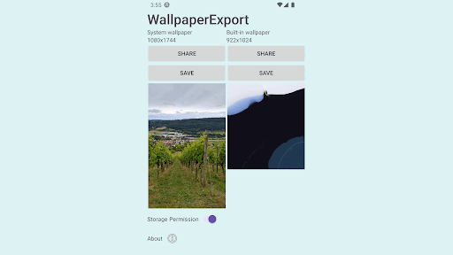 WallpaperExport Backup & Share ekran görüntüsü