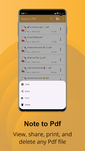 Note To PDF Converter ekran görüntüsü