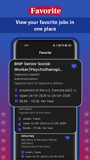 USA Federal Jobs Search Tool ekran görüntüsü