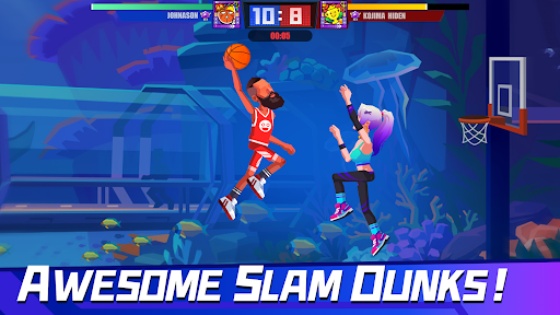 Basketball Duel:Online 1V1 ekran görüntüsü
