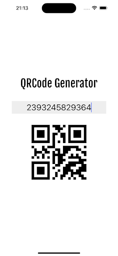 QRCode Generator ekran görüntüsü