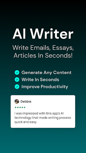 AI Writing: AI Essay Writer ekran görüntüsü