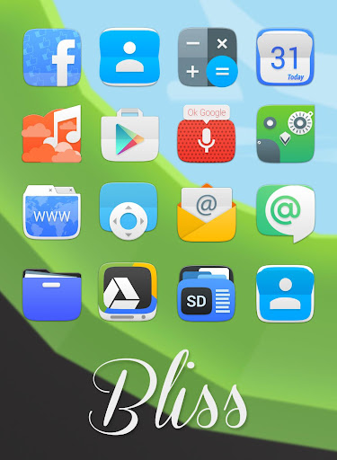 Bliss - Icon Pack ekran görüntüsü