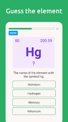 Chemistry: Periodic Table Quiz ekran görüntüsü