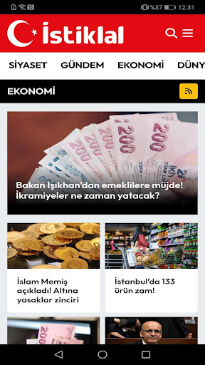 İstiklal Gazetesi ekran görüntüsü