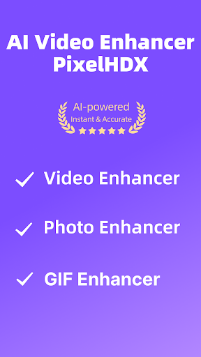 AI Video Geliştirici: PixelHDX ekran görüntüsü
