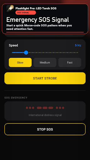 Flashlight Pro: LED Torch SOS ekran görüntüsü
