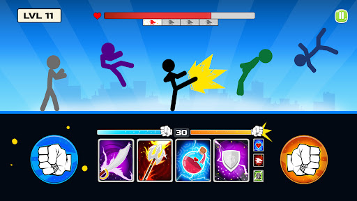 Stickman Fighter : Mega Brawl ekran görüntüsü