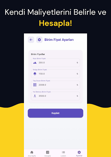 Taş Duvar Hesapla ekran görüntüsü
