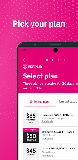 T-Mobile Prepaid eSIM ekran görüntüsü