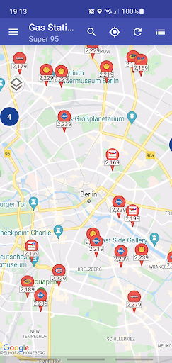 Gas stations ekran görüntüsü
