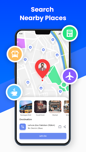 GPS Navigasyon: GPS, Haritalar ekran görüntüsü