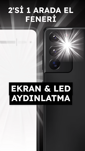 LCD Işık El Feneri ve Ekran ekran görüntüsü