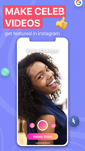 Voicer Celebrity Voice Changer ekran görüntüsü