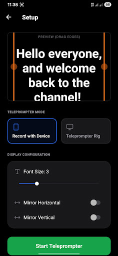 Easy Telecue ekran görüntüsü