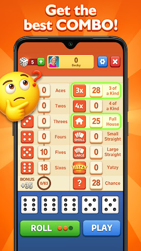 Yatzy - Classic Dice Game ekran görüntüsü