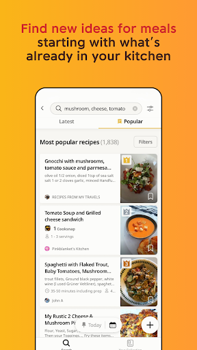 Cookpad recipes, homemade food ekran görüntüsü