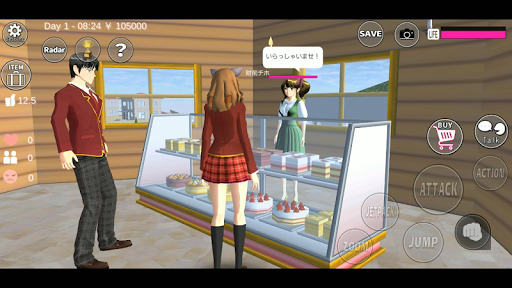 SAKURA School Simulator ekran görüntüsü