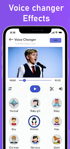 AI Voice Changer: Audio Effect ekran görüntüsü