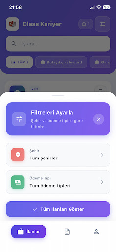 Class Kariyer ekran görüntüsü