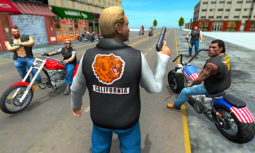 Gangster City Bike Racing Game ekran görüntüsü