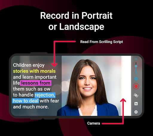 Teleprompter - Video Captions ekran görüntüsü
