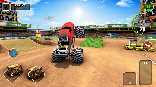 Monster Truck Game Derby Stunt ekran görüntüsü