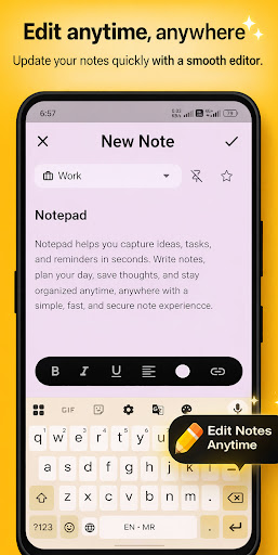 Notepad - Minimal Notes App ekran görüntüsü