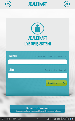 AdaletKart ekran görüntüsü