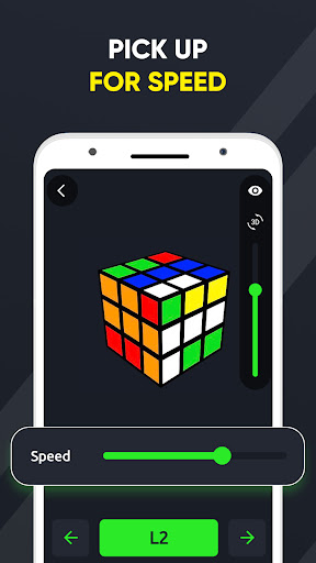 Rubik Küp çözücü ekran görüntüsü