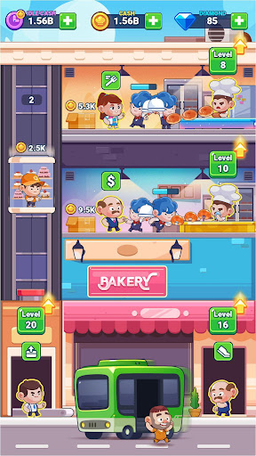 Idle Tycoon Game - Restaurant ekran görüntüsü