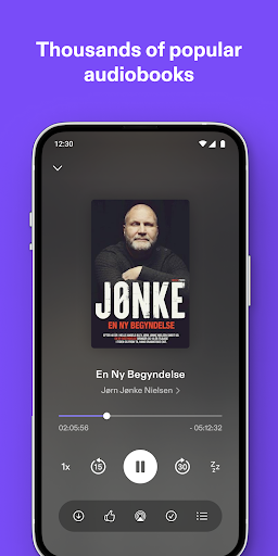 Podimo - Podcasts & Audiobooks ekran görüntüsü